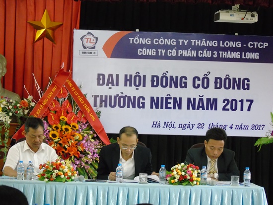 ĐẠI HỘI ĐỒNG CỔ ĐÔNG THƯỜNG NIÊN NĂM 2017